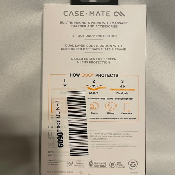 Case Mate iPhone 15 Pro 6.1 Inch 2023 Ultra Tough Clear Apple Phone Case New - Picture 2 of 2